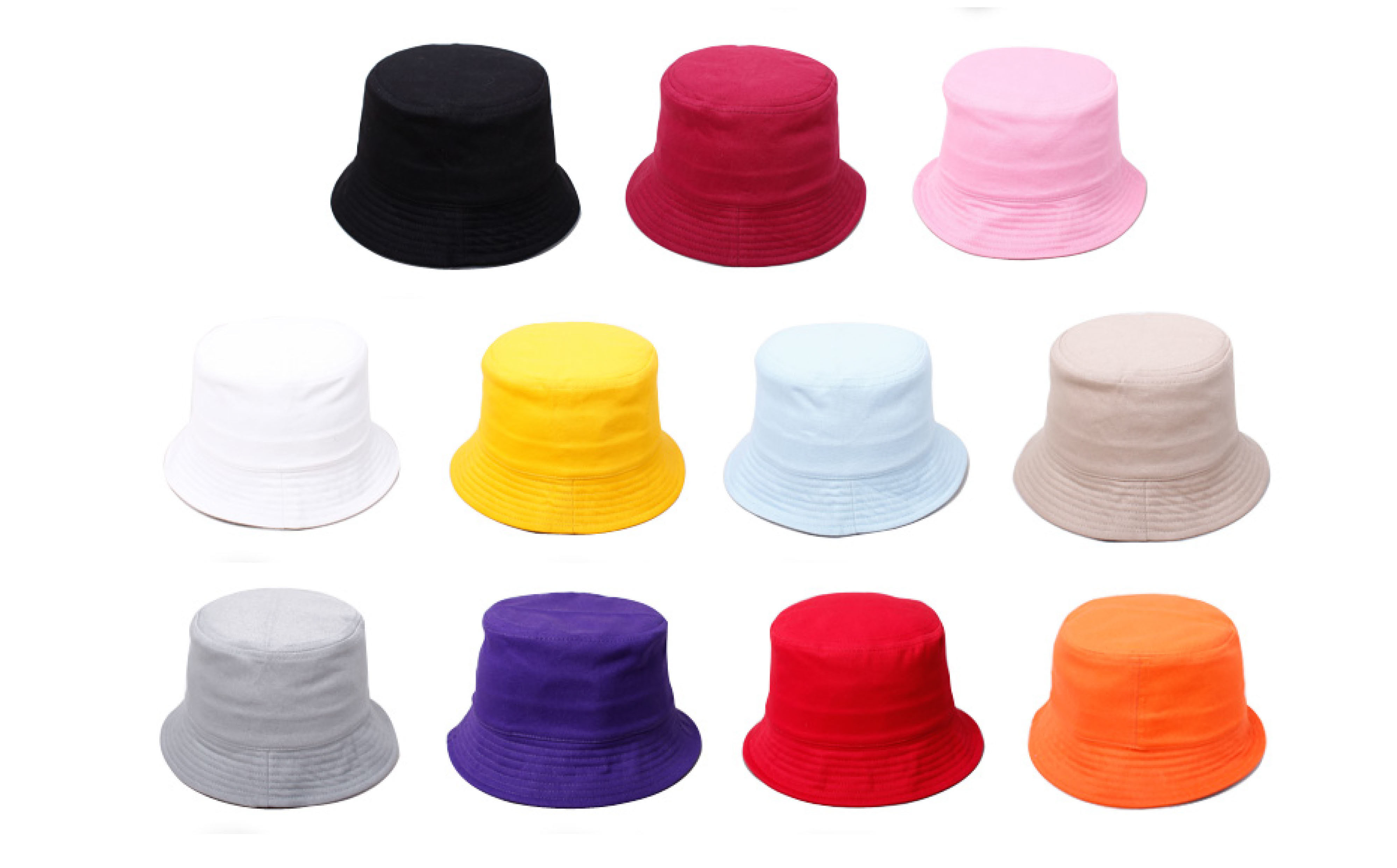 Custom Bucket Hat, Cap Embroidery & Printing, Customise Cotton Cap