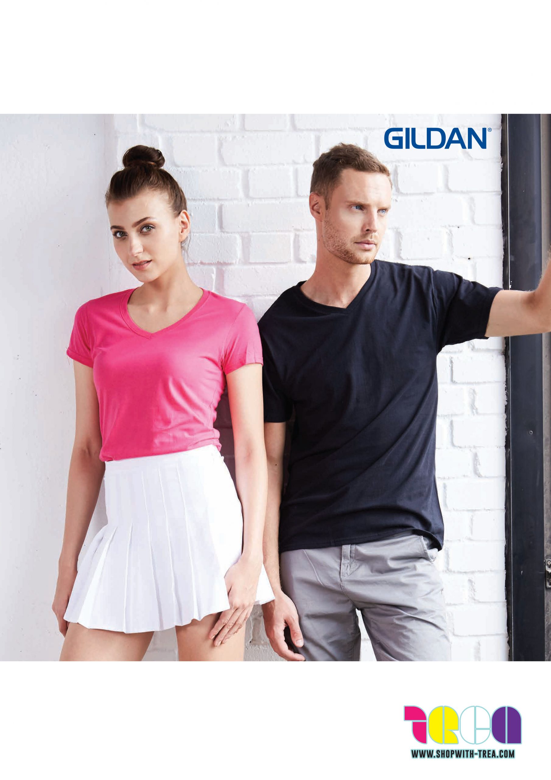 Gildan Adult Softstyle® V-Neck T-Shirt