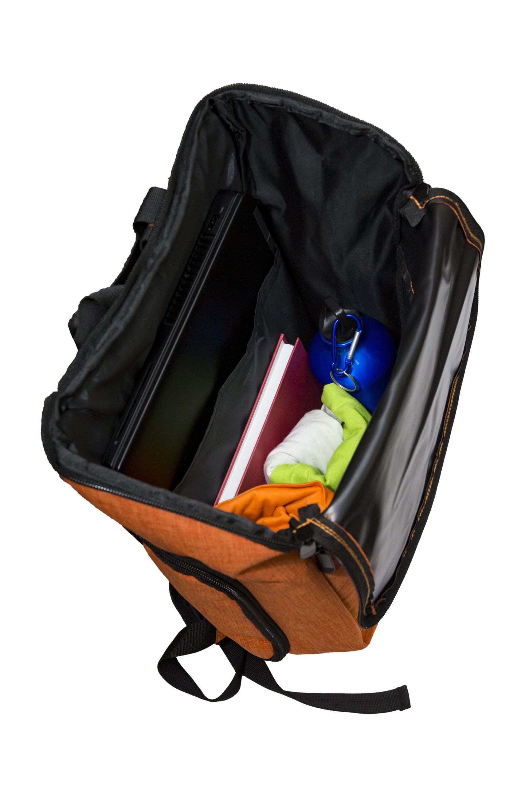 nylon compartment backpack