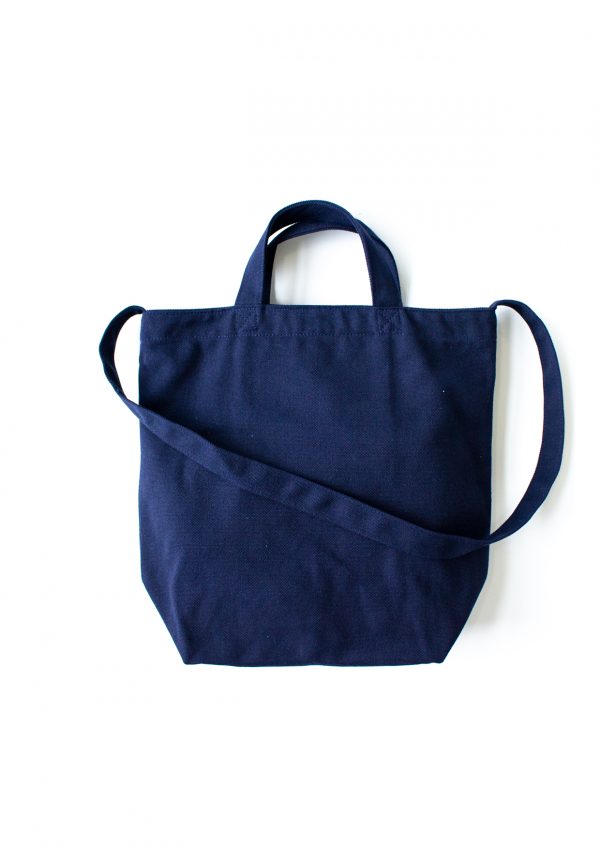 canvas sling bag with short handle