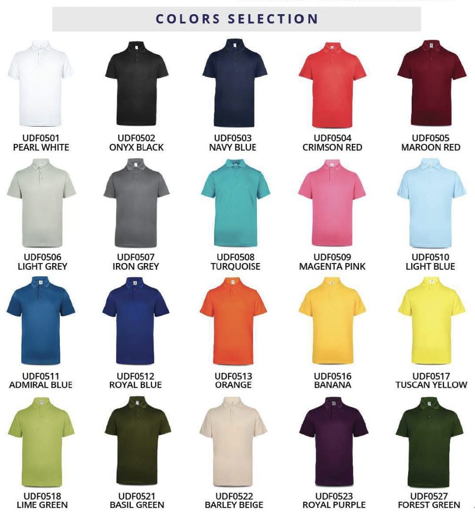 Polo Tshirt Uniform Printing_UDF05
