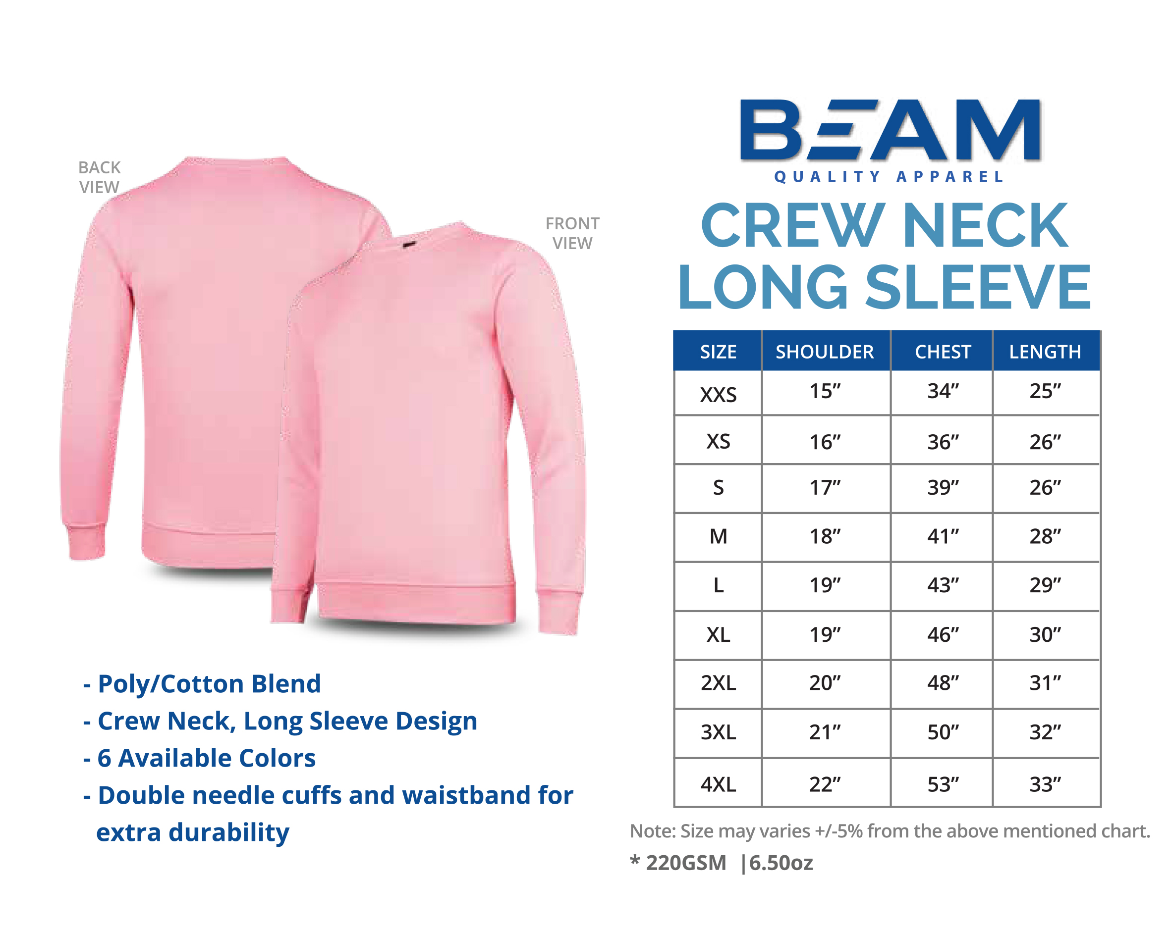 Long Sleeve Sweatshirt Printing