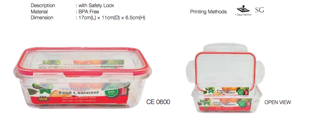 Rectangle Lunch Box Printing