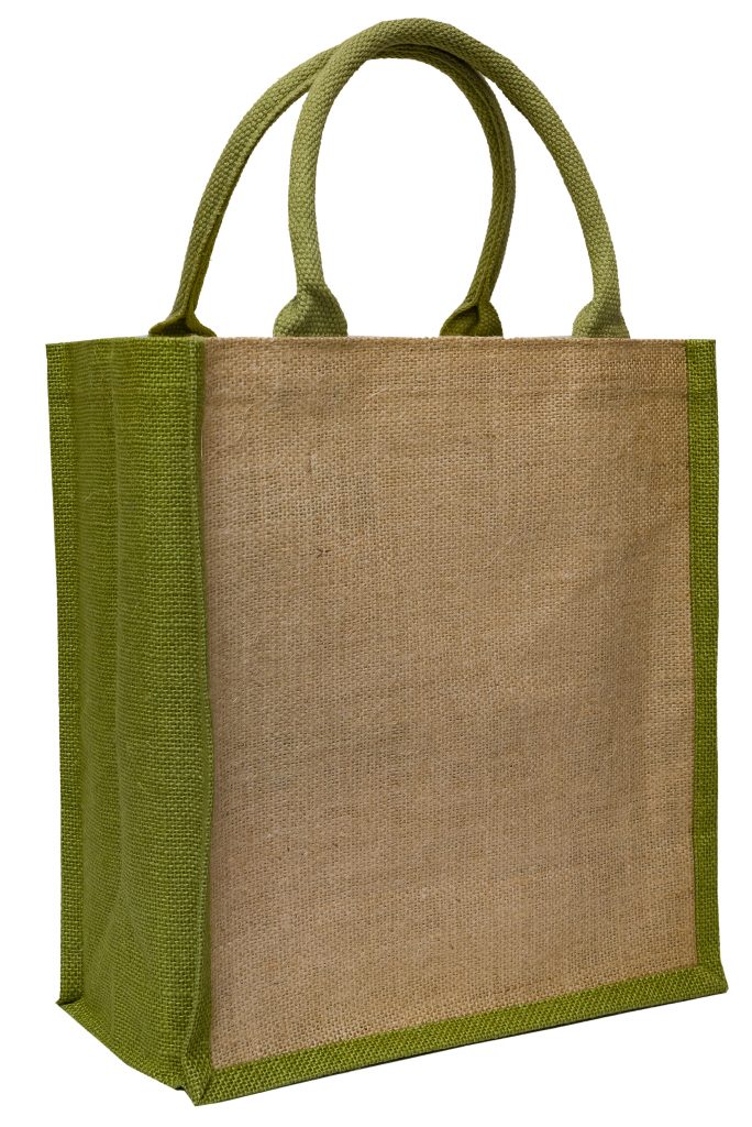 ROYAL GO GREEN PRINT JUTE BAGS