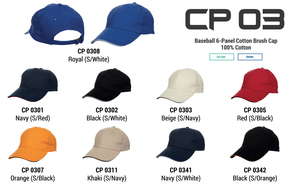 Cotton Cap Printing CP03