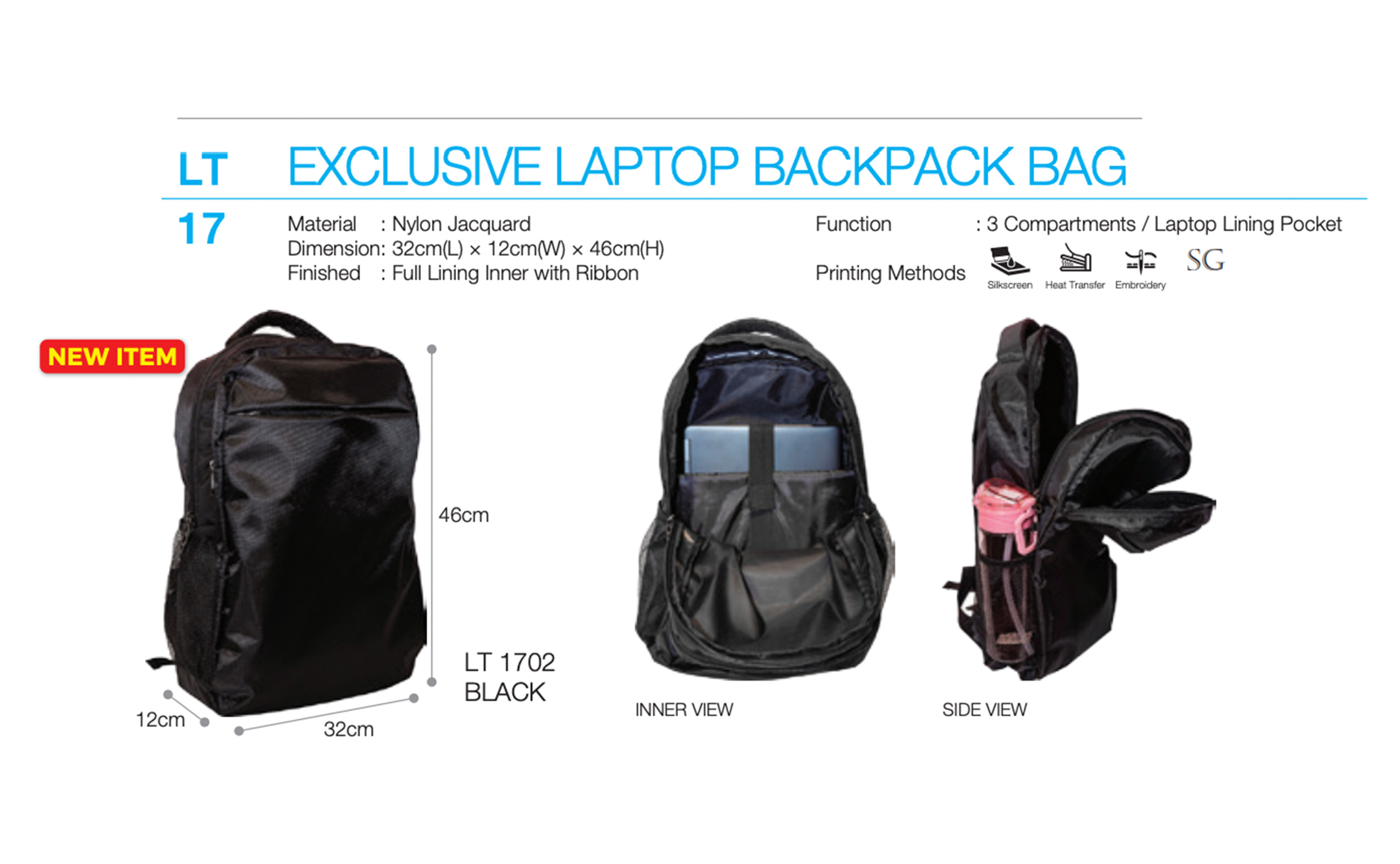 Nylon Backpack BP74