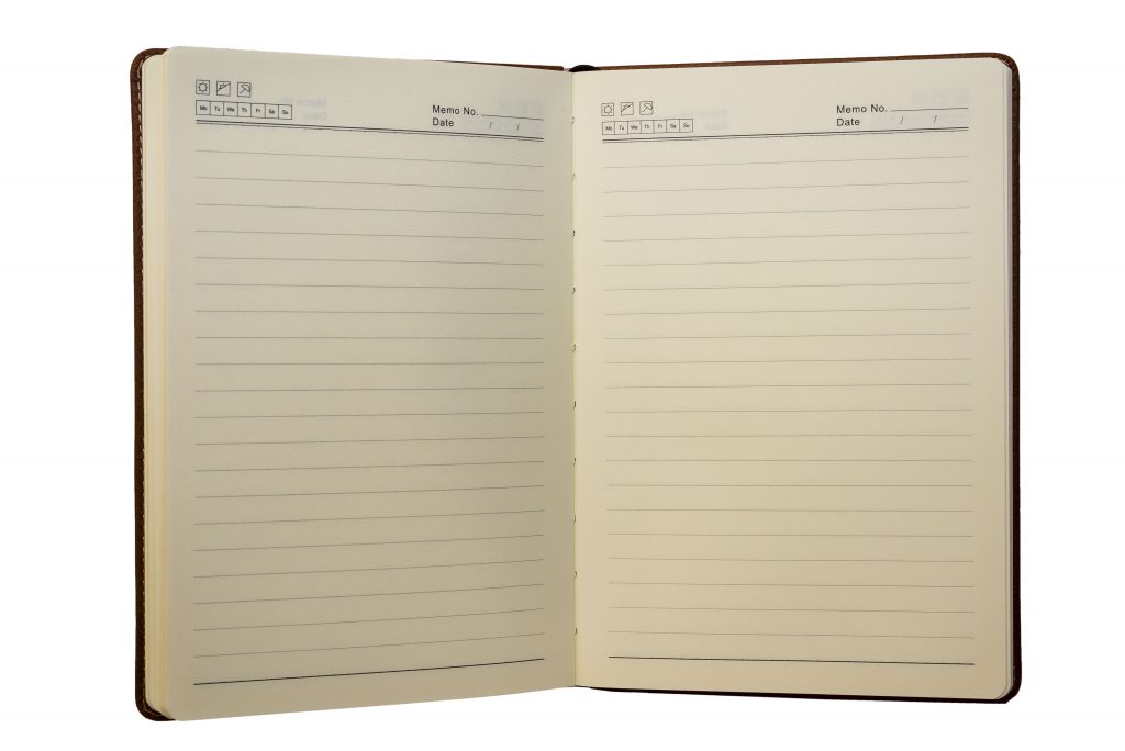 Banded Leatherette Notebook (NB36)
