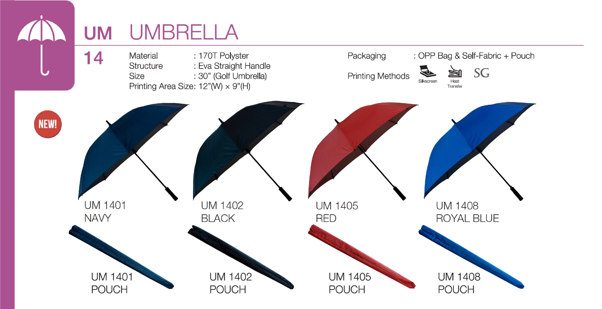 Custom Umbrella Printing Singapore_UM14