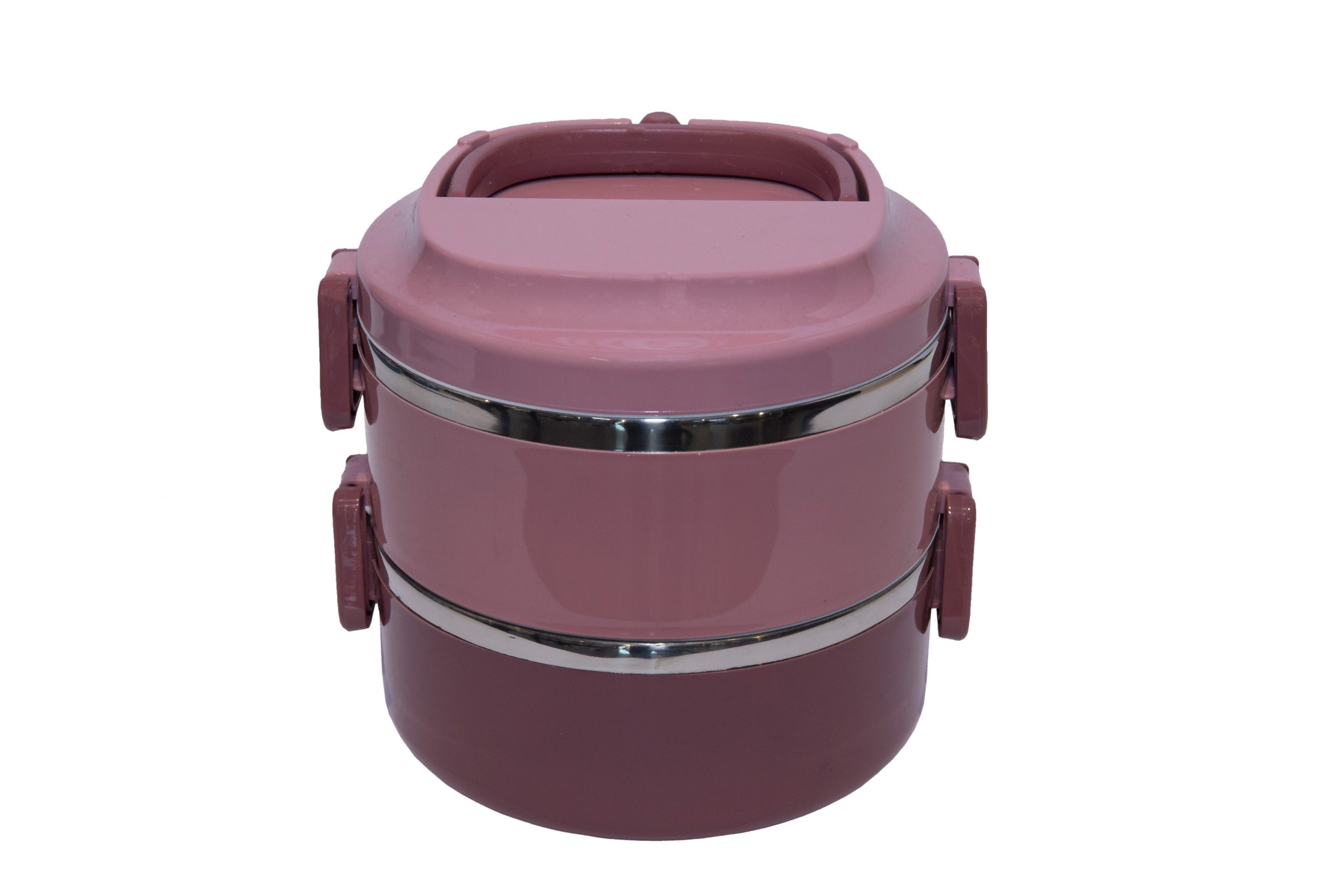 2 Tier Lunch Box Printing_CE4806_Maroon