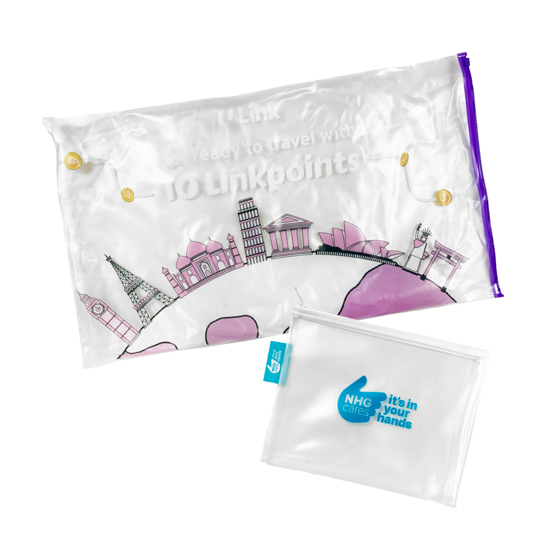 Wide Use Storage Pouches Gift Packaging Zip Lock Bags PVC Plastic