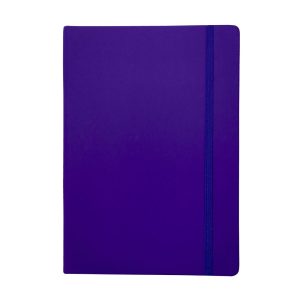 Banded Leather Notebook Printing_Purple_NB52