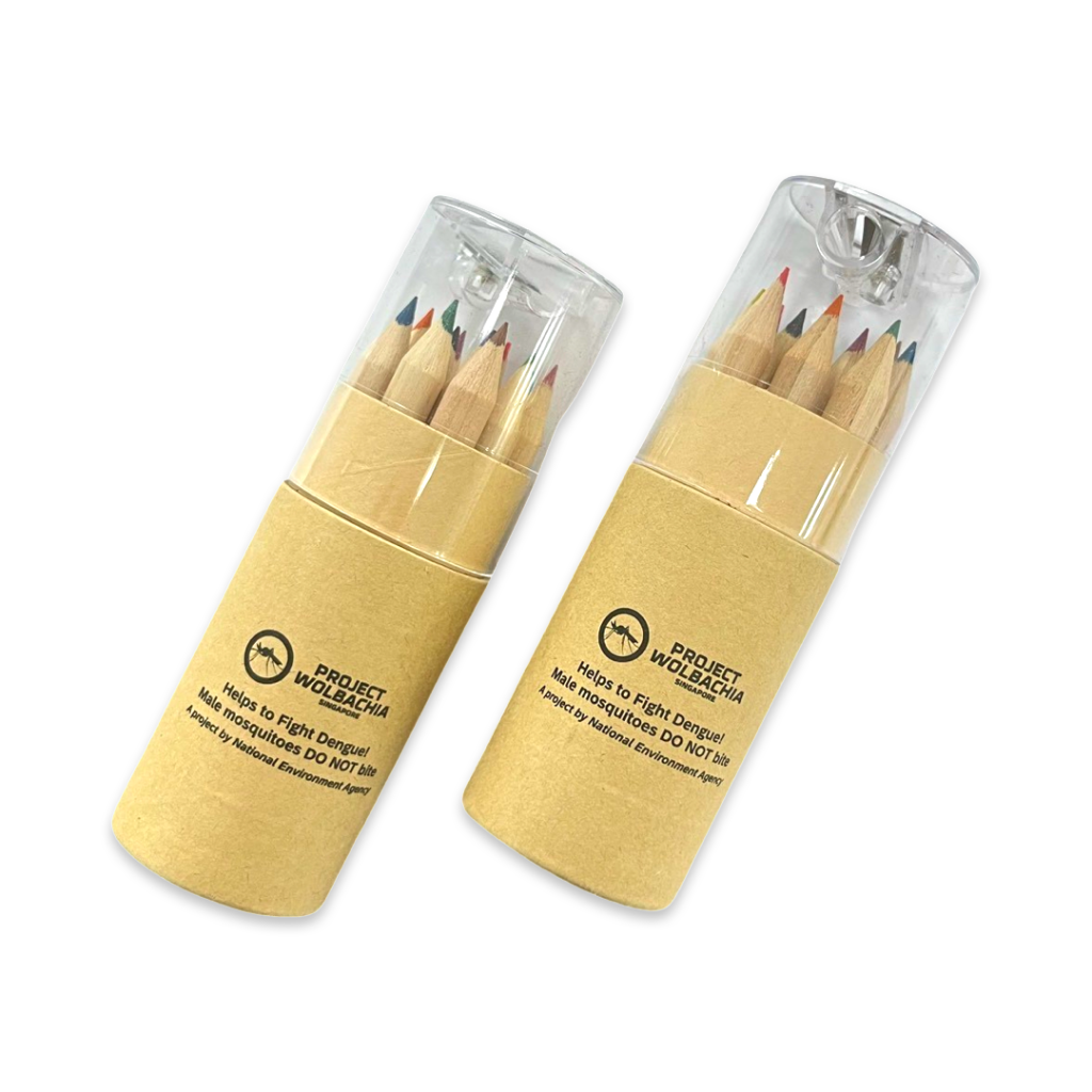 custom mini colour pencils with sharpener